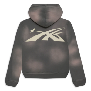 Hellstar Sports Zip-up Grey Hoodie