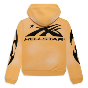 Hellstar Sports Zip-up Yellow Hoodie