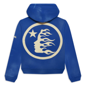 Hellstar Blue Hoodie No Guts No Glory