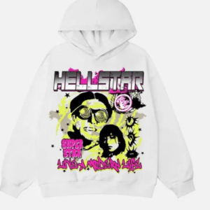 White Hellstar Records Hoodie