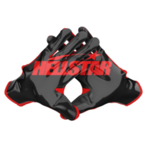 Hellstar Gloves Black Red